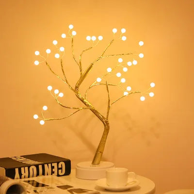 LED Night Light Mini Christmas Tree  Bedroom Decoration